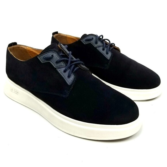 BOSS Hugo Boss Hybrid Derby Luxe Dark Navy Suede Sneaker Casual Shoes Mens 12 main image 9